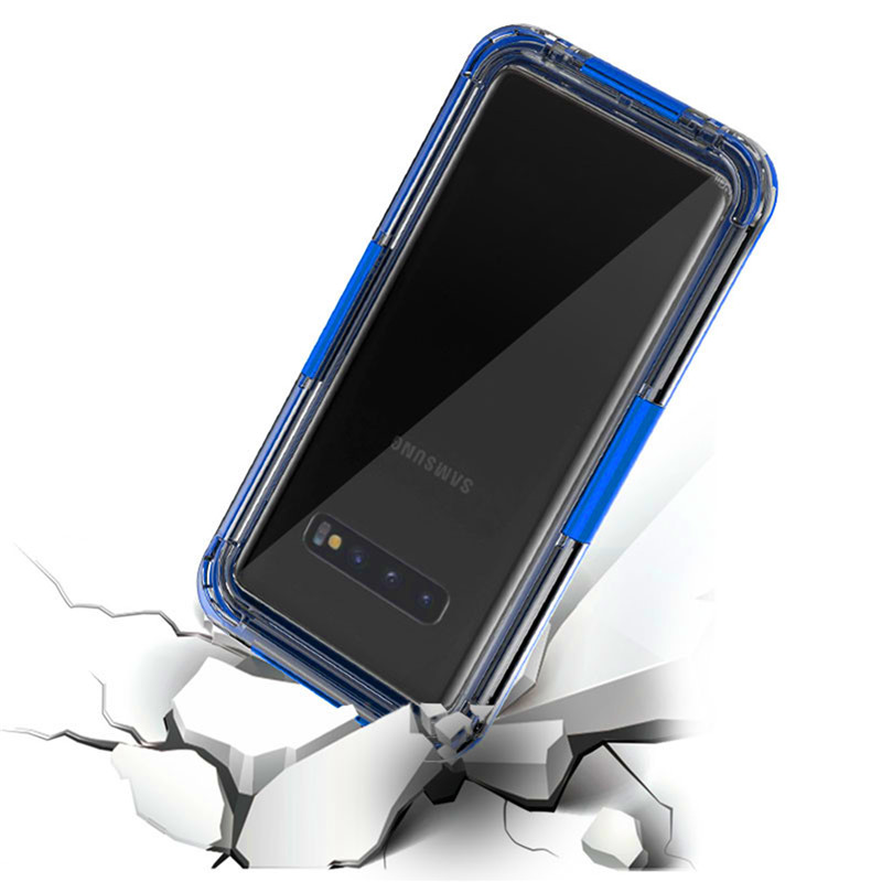 An cás fón cruthúnas saoil is fearr faoi chosaint an uisce do Samsung S10