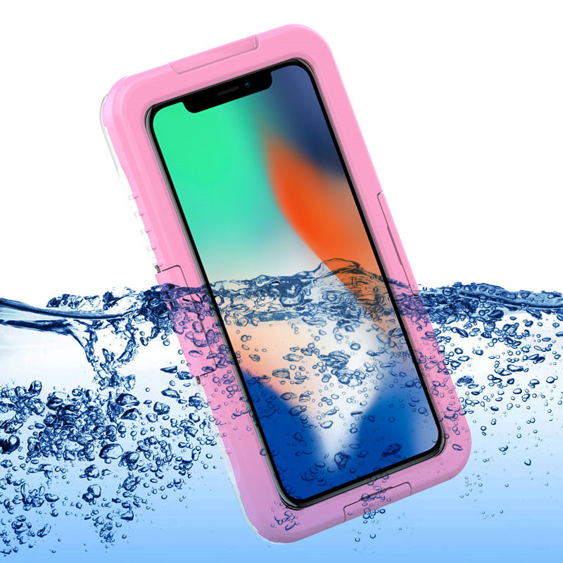Hea veekindel kast kuiv kott iphone XS Max mobiiltelefon wdustoof bag (Pink)